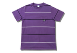  X-Large Stripe Pocket Tee Purple 