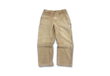  Carhartt Carpenter Dungaree Fit Duck Canvas Pants Brown 
