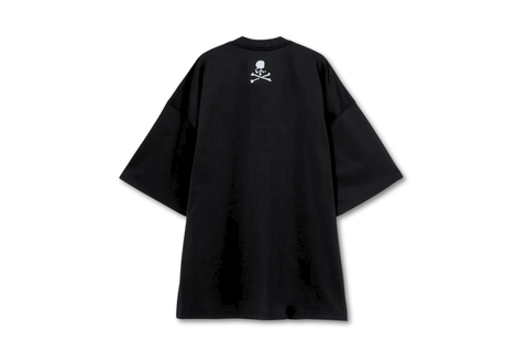  MOONRAKERS × MASTERMIND JAPAN BOXY FRONT LOGO TEE BLACK 