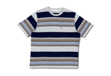  Hush Puppies Striped Tee Grey 