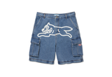  Ice Cream 2way Washed Denim Cargo Pants Light Blue 
