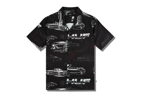  HUF DROP TOP S/S RESORT SHIRT BLACK 