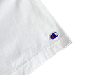  Vintage Champion Embroidered Logo White Tee 