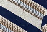  Hush Puppies Striped Tee Grey 