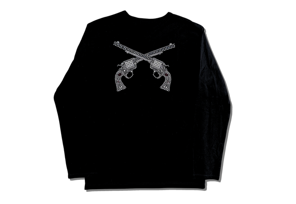  Roar Nicho Handgun L/S Swarovski Tee Black 
