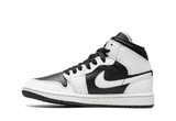  Air Jordan 1 Mid Split Black White (Women's) 
