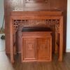 Bàn thờ gỗ sồi kèm tủ 114