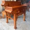 Bàn thờ gõ đỏ hai tầng tay cuốn