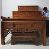 Bàn thờ 3 tầng gỗ sồi mẫu triện dơi