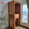 Tủ thờ khung gỗ hoa văn cnc