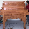 Bàn thờ gia tiên 3 tầng gỗ gõ đỏ sang trọng