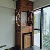 Bàn thờ gia tiên gỗ sồi 2