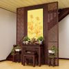 Bàn thờ đặt tại phòng khách
