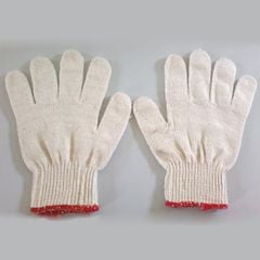Găng Tay Bảo Hộ Sợi Len, Màu Ngà Kem, 80g, Kim 7