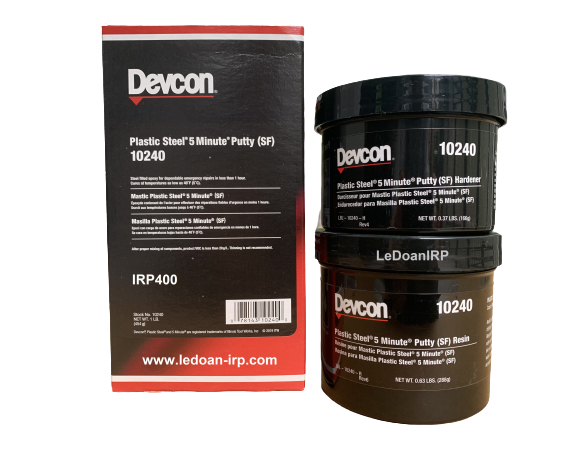 Keo Mát Tít Devcon 10240 Plastic Steel 5 Minute Epoxy Putty(SF), 1lb