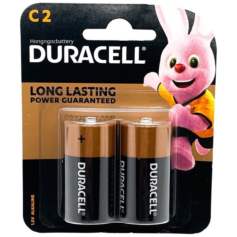 Pin Duracell MN1400/B2 Vỉ 2 Viên, Pin C (Size Trung)