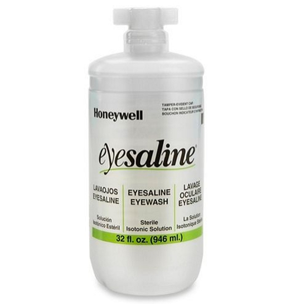 Honeywell Eyesaline Replacement Eye Wash Bottle, 32 oz/946ml