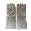Long Leather Gloves For Welding, Blue