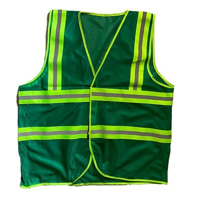 High Visibility Reflection Vest Jacket, Green