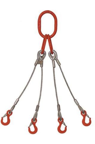 Sling Xích Cáp Thép Cẩu Hàng - Sling Đơn, Sling 2 Chân, Sling 3 Chân, Sling 4 Chân, Sling Tròn