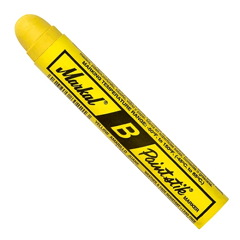 Markal Paint Stik Type B Marker Yellow 80221, Box of 12