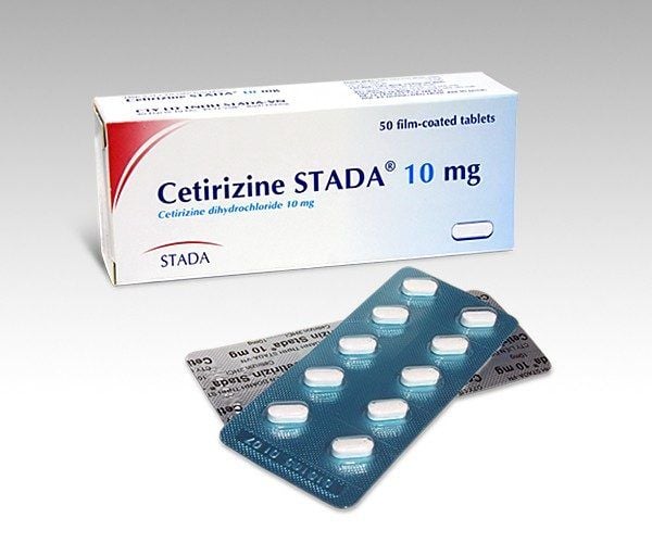 STADA Cetirizine For Allergy Relief 10mg (10 Blisters X 10 Tablets / Box)