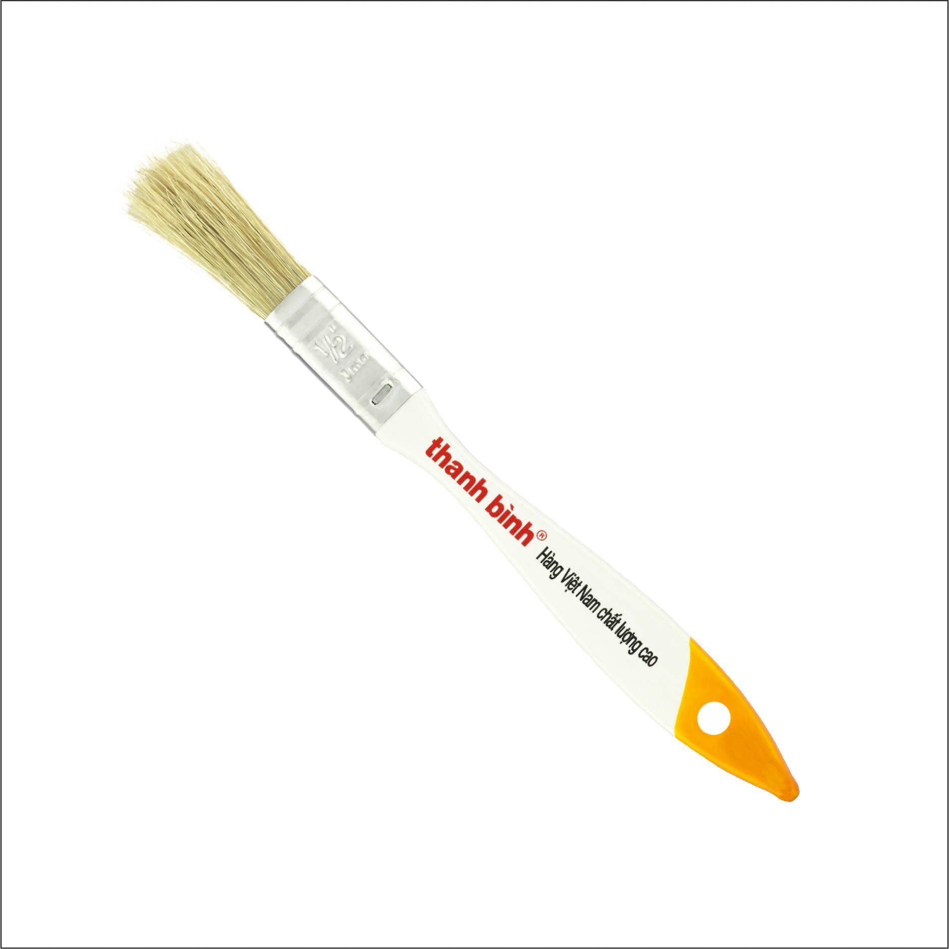 Thanh Bình Wooden Handle Paint Brush, 1CM05, 0.5