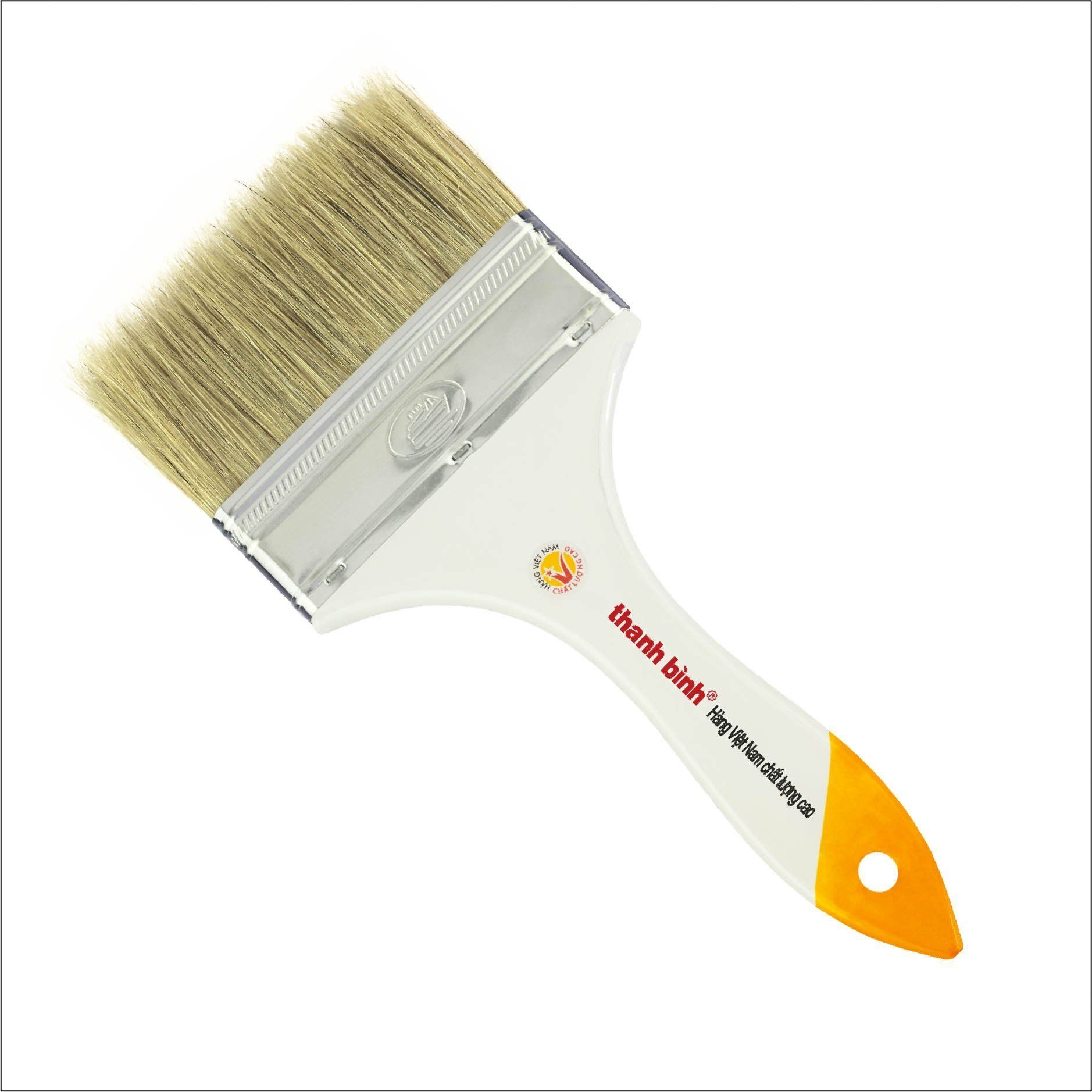 Thanh Bình Wooden Handle Paint Brush, 1CM40, 4
