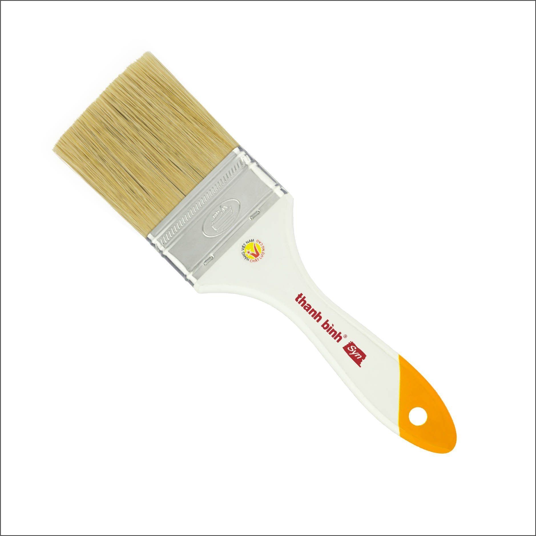 Thanh Bình Wooden Handle Paint Brush Syn, 1CMS25, 2.5