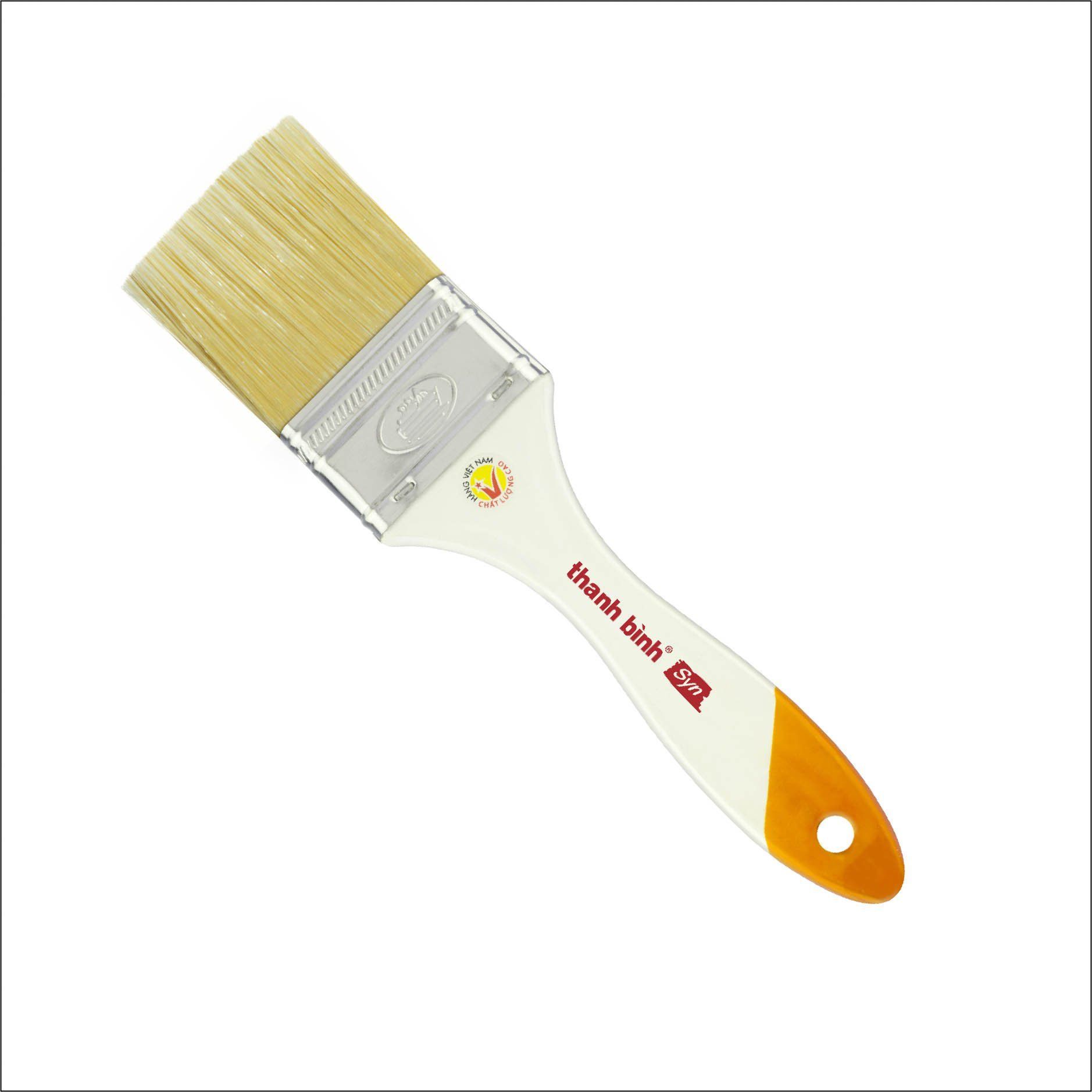 Thanh Bình Wooden Handle Paint Brush Syn, 1CMS20, 2