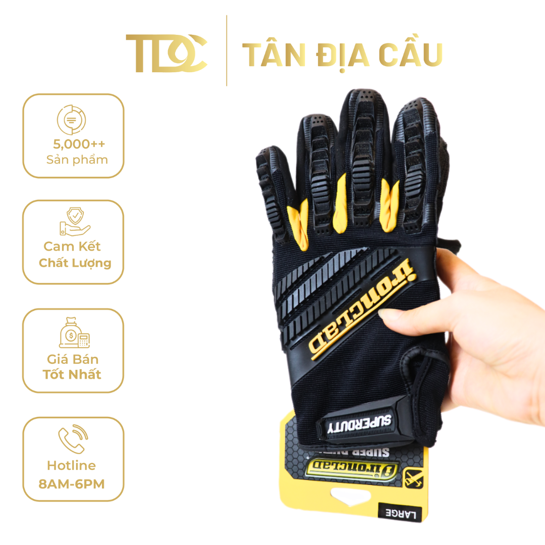 Găng Tay IRONCLAD SUPER DUTY SDG2 Black