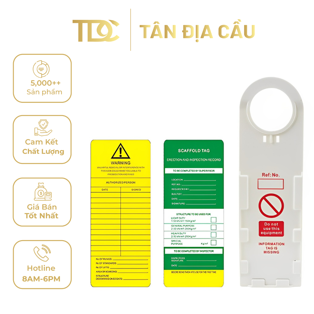 Thẻ Treo Giàn Giáo, Gồm 2 Thẻ Chèn Và 1 Thẻ Treo