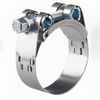 Heavy Duty Hose Clamps, GBSM Type, 17-19mm, SS304, 18mm Bandwidth