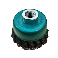 NSK/Taiwan Wire Cup Brush 3 inch, M10 X 75mm, 1.5mm Steel Wire