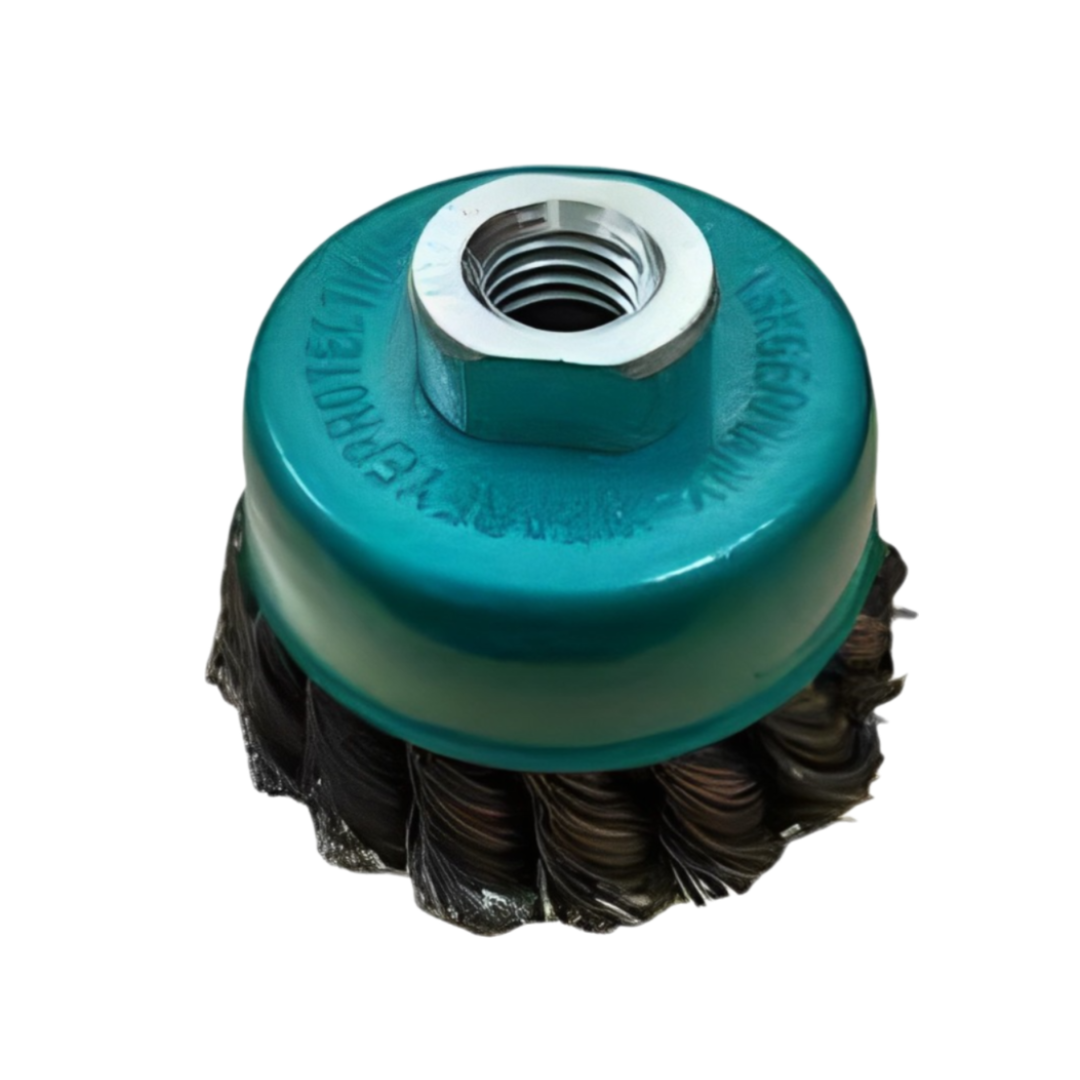 NSK/Taiwan Wire Cup Brush 3 inch, M14 X 75mm, 1.5mm Steel Wire