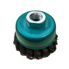 NSK/Taiwan Wire Cup Brush 3 inch, M14 X 75mm, 1.5mm Steel Wire