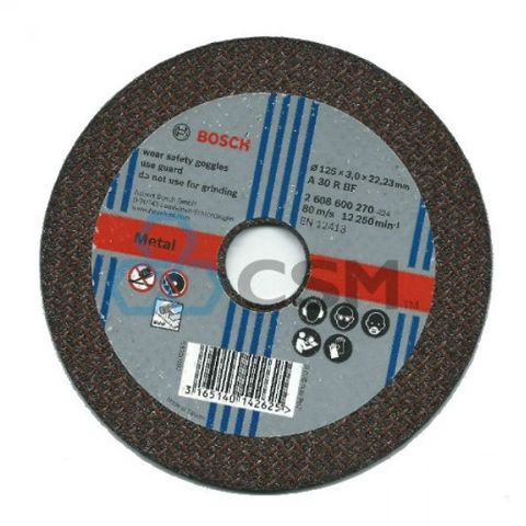 Đá Cắt Sắt Cutting Disc Bosch 125 X 3 X 22.2mm, 2608600270