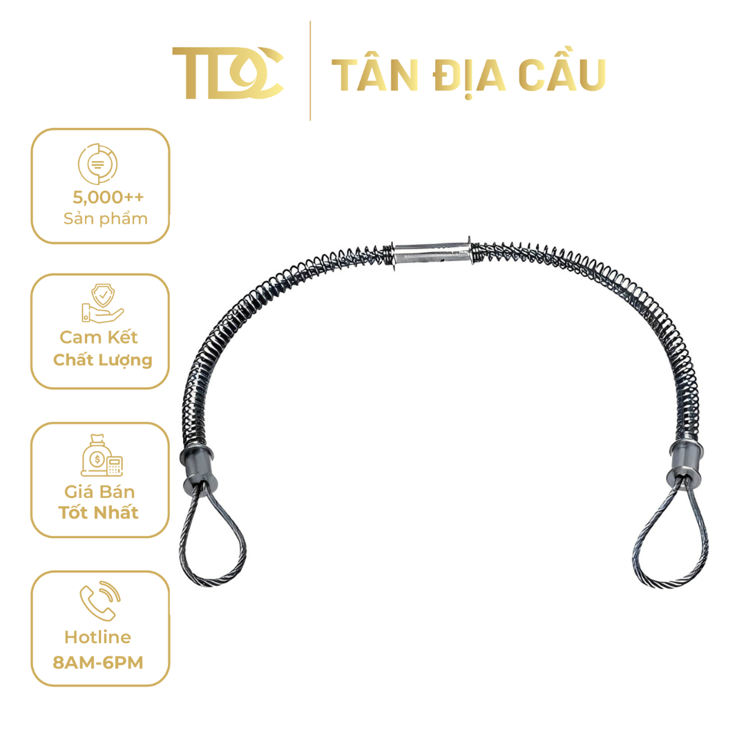 Whipcheck Air Hose Safety Cable 965mm X 6.35mm (38in X 1/4in), Taiwan, Galvanized Carbon Steel, Dixon WA2 Style / WCGV60, Hose Sizes 1-1/2
