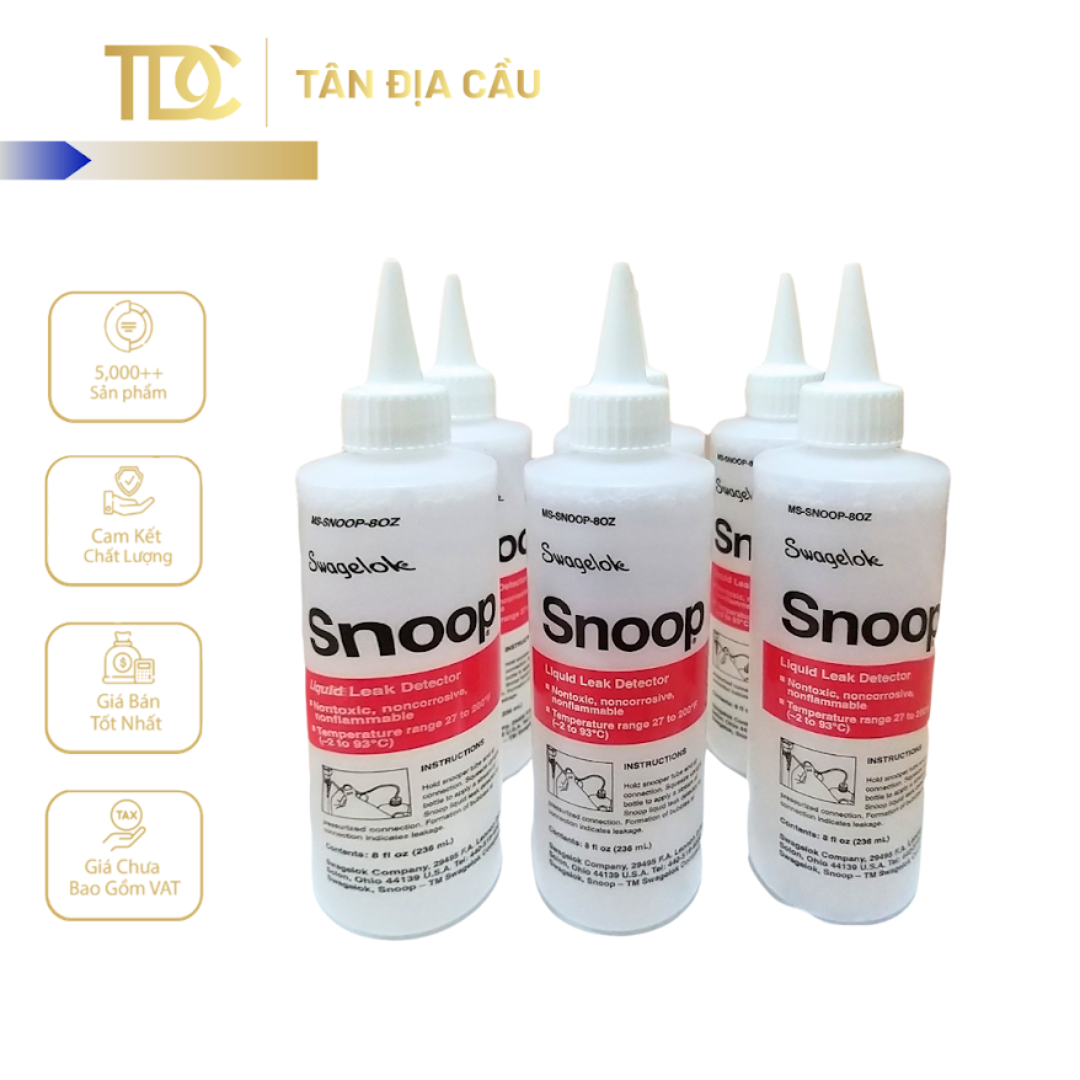 Swagelok Dung Dịch Phát Hiện Rò Rỉ Khí SNOOP Liquid Leak Detector 8oz, 1 Gal
