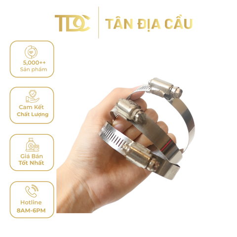 Cổ Dê Kẹp Ống YDS Worm Clamp Inox 304