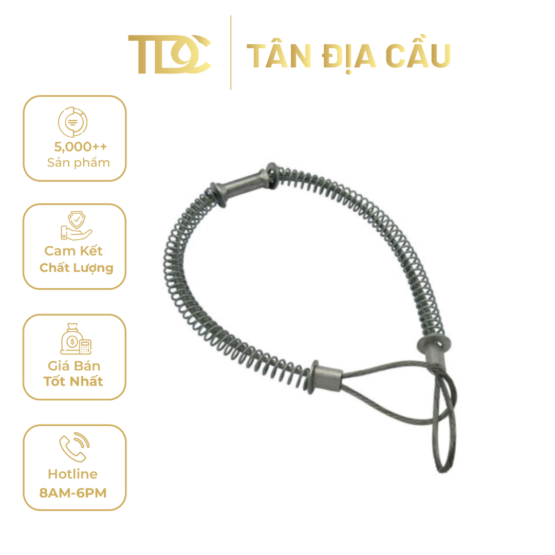 Whipcheck Dixon King Cable Hose-to-Hose Service, WB1, 515mm X 3mm (20-1/4in X 1/8in), Galvanized Carbon Steel, Hose Sizes 1/2