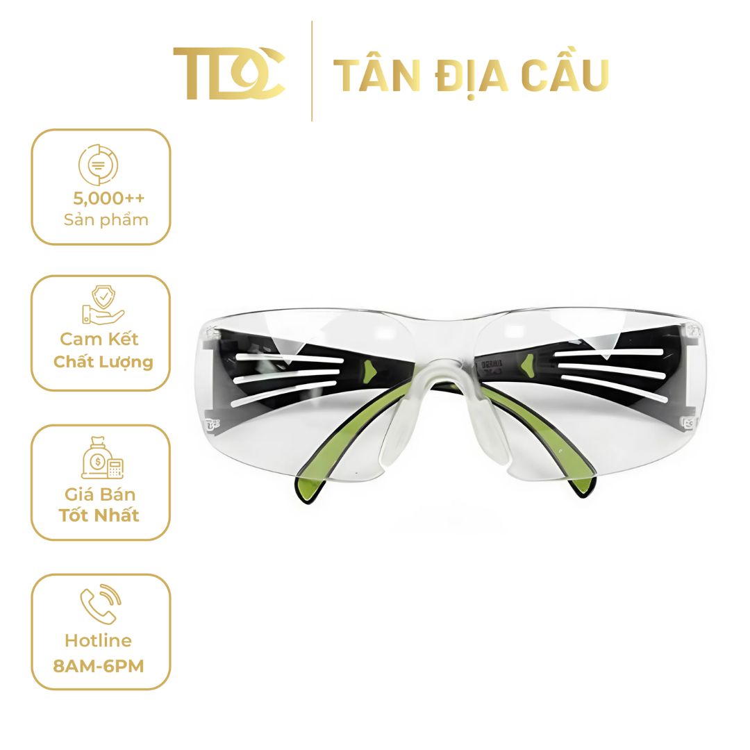 Kính An Toàn 3M Securefit SF401AF, Chống Đọng Sương, Tròng Trong, 20 Cái/Thùng