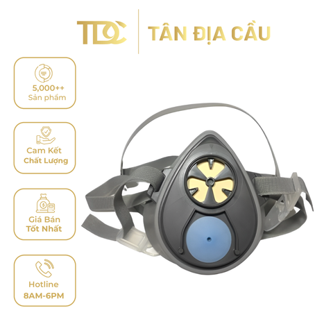 Mặt Nạ Chống Độc Nửa Mặt 3M 3100, 20 Cái/Thùng