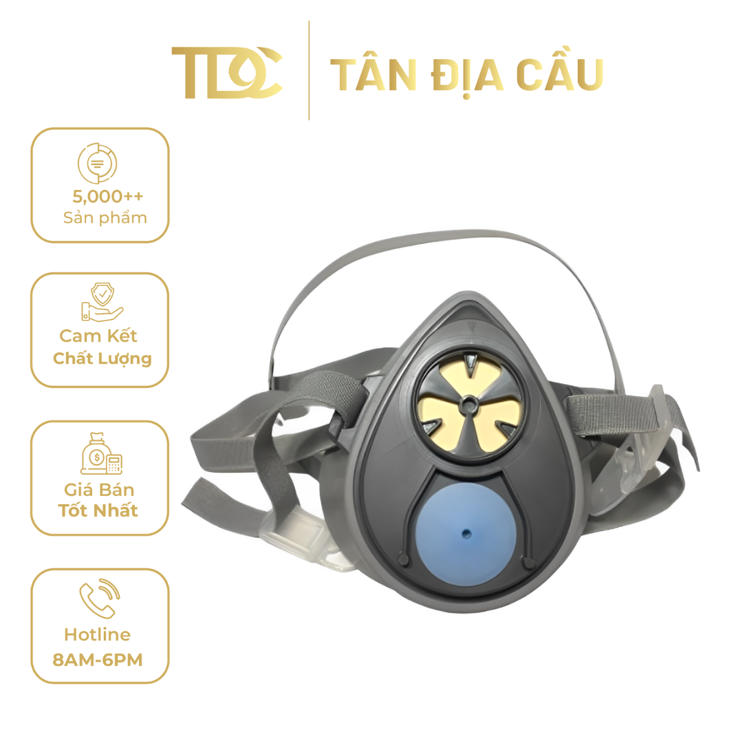Mặt Nạ Chống Độc Nửa Mặt 3M 3100, 20 Cái/Thùng