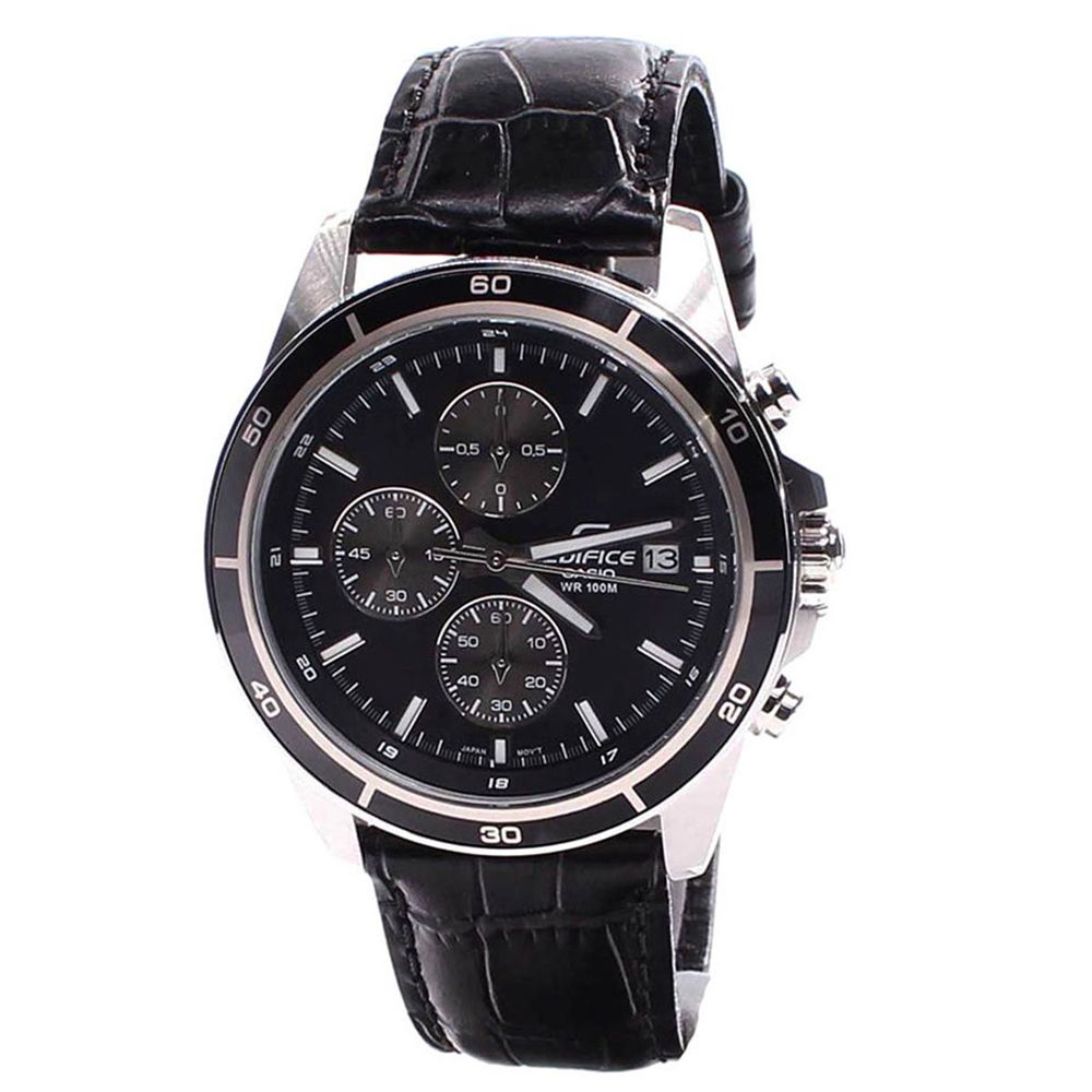 Đồng Hồ Nam Dây Da Casio Edifice EFR-526L-1AVUDF (43mm), Quartz (Pin)