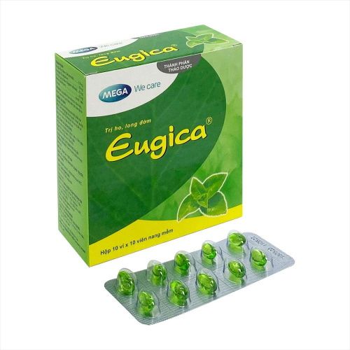 Mega We Care Eugica For Cough Relief  (10 Blisters X 10 Tablets / Box)