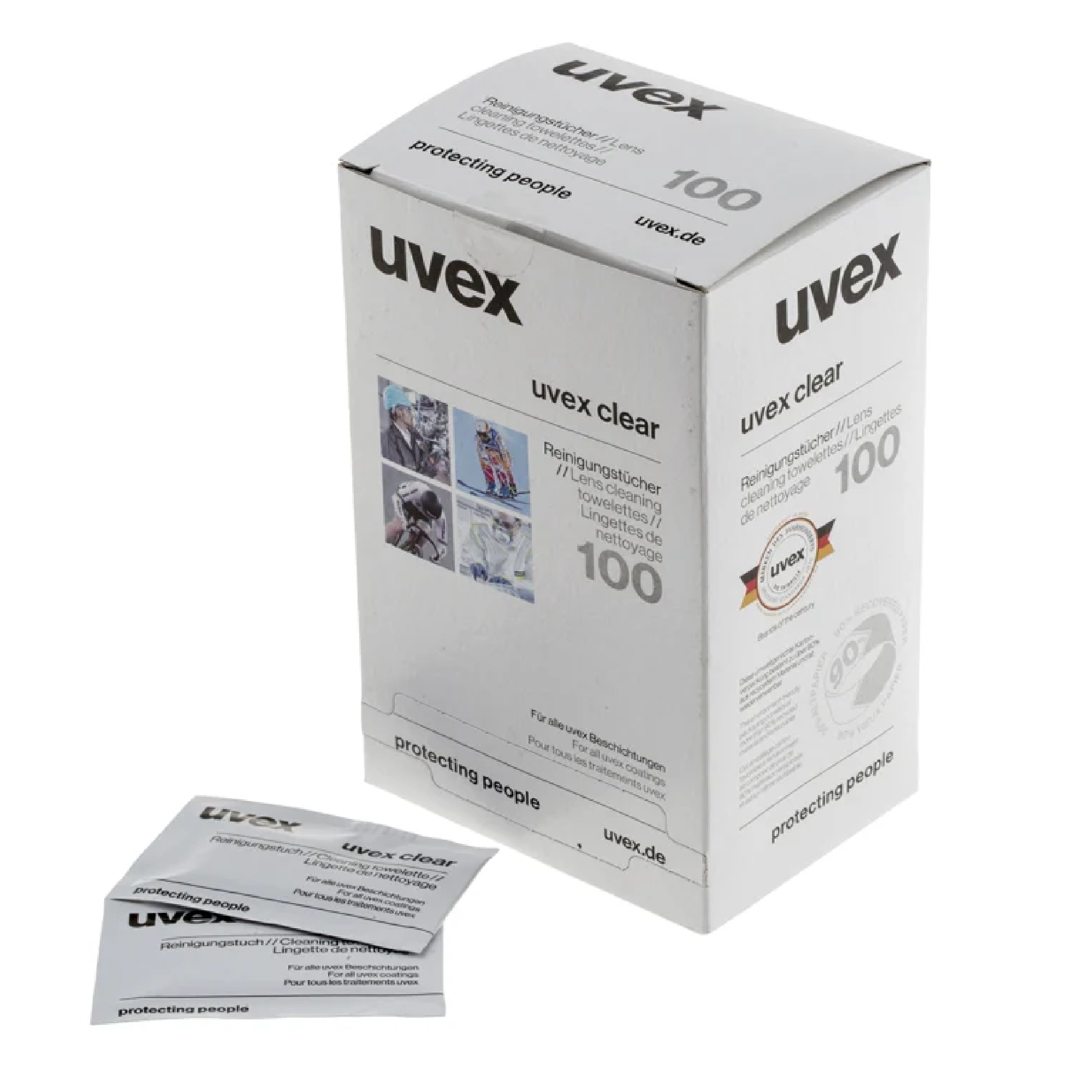 Uvex 9963-000 Lens Cleaning Tissue, Pack of 100