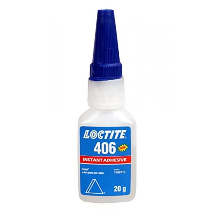 Henkel Loctite 406 Surface Insensitive Instant Adhesive, 20gr/Tube