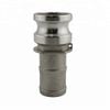 Aluminum 2″ Type E Cam and Groove Fitting, Male Camlock to Hose Shank