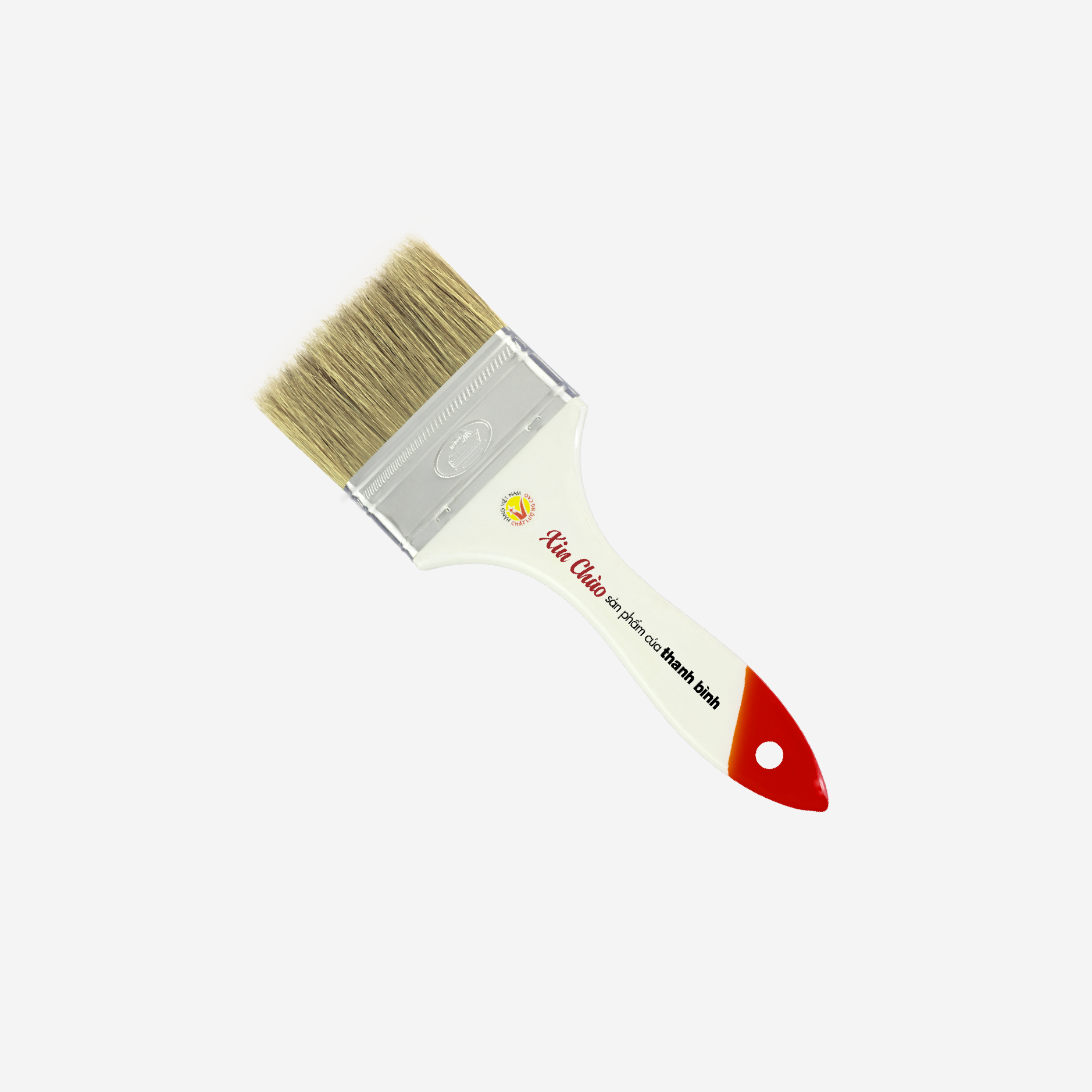 Thanh Bình Wooden Handle Paint Brush, 1XC30, 3